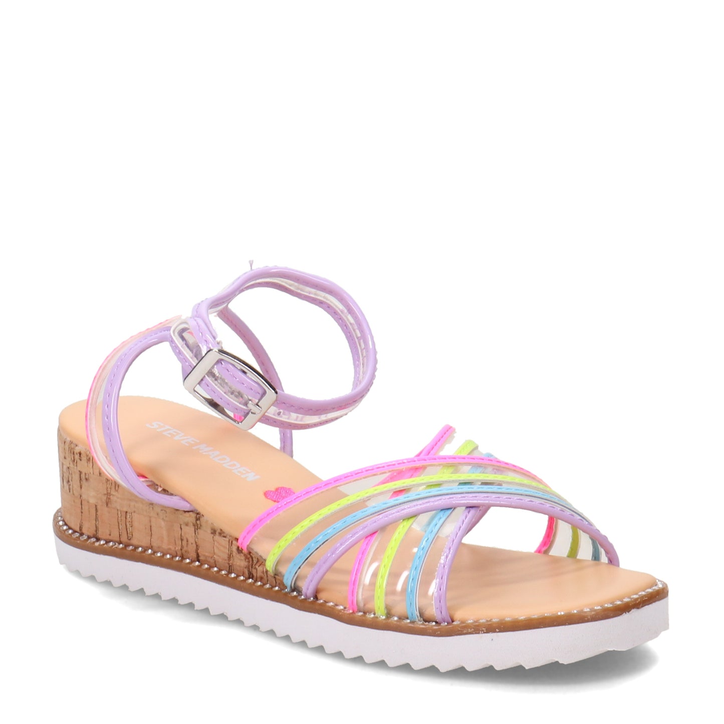 Peltz Shoes  Girl's Steve Madden JFantasy Sandal - Little Kid & Big Kid MULTI FABRIC JFANTASY-183