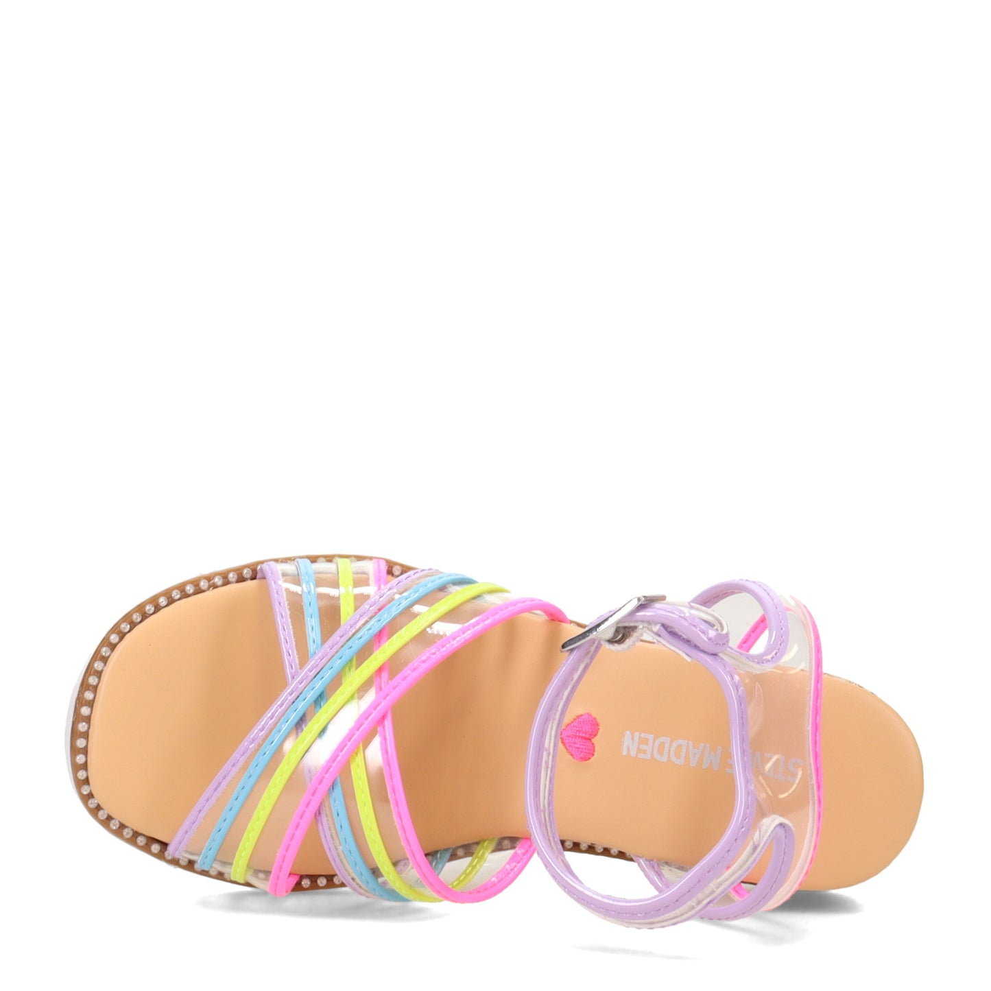 Peltz Shoes  Girl's Steve Madden JFantasy Sandal - Little Kid & Big Kid MULTI FABRIC JFANTASY-183