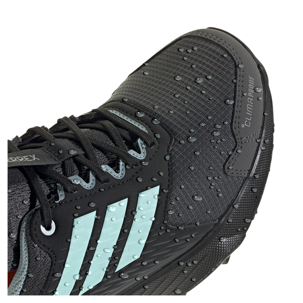 Women's Adidas Terrex Tracefinder 2 Climaproof Trail Running Shoe CARBON JI0278