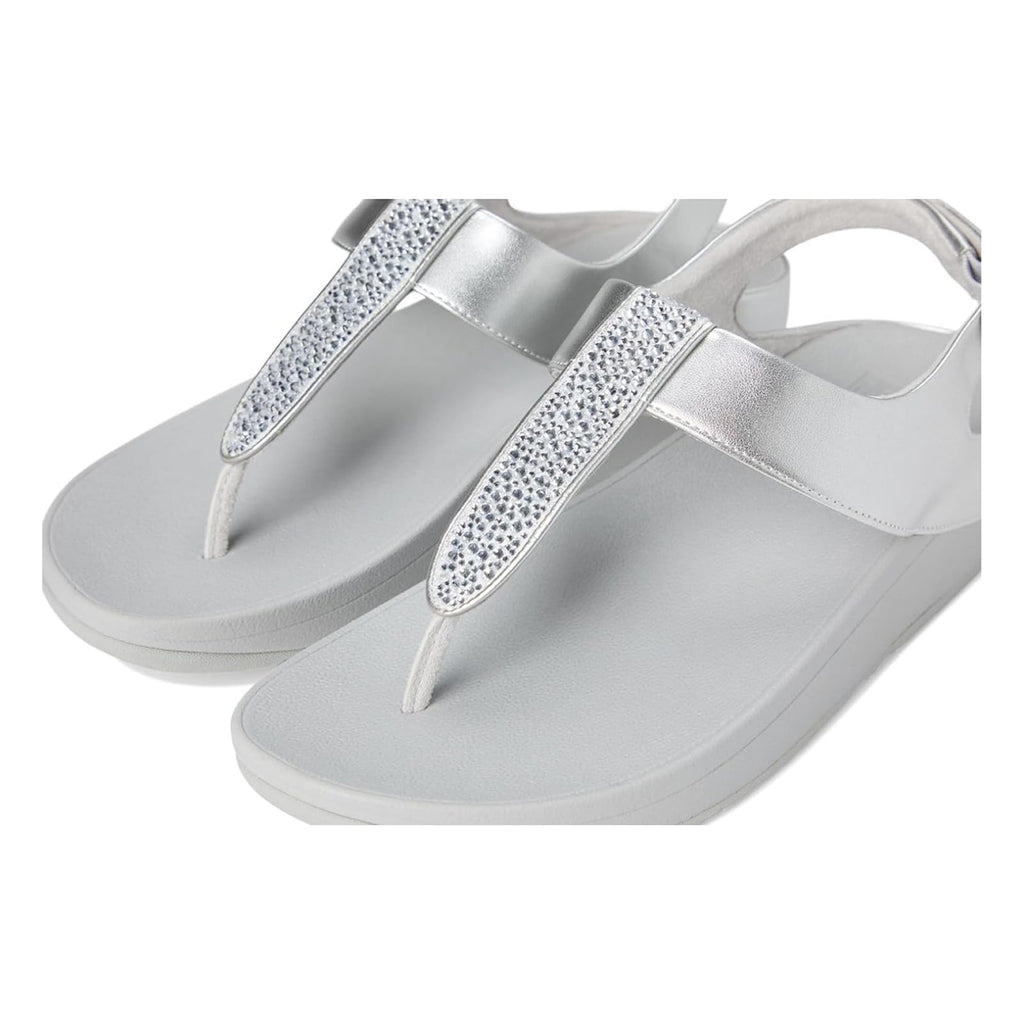 Women's FitFlop, Fino Crystal Backstrap Toe-Post Sandal