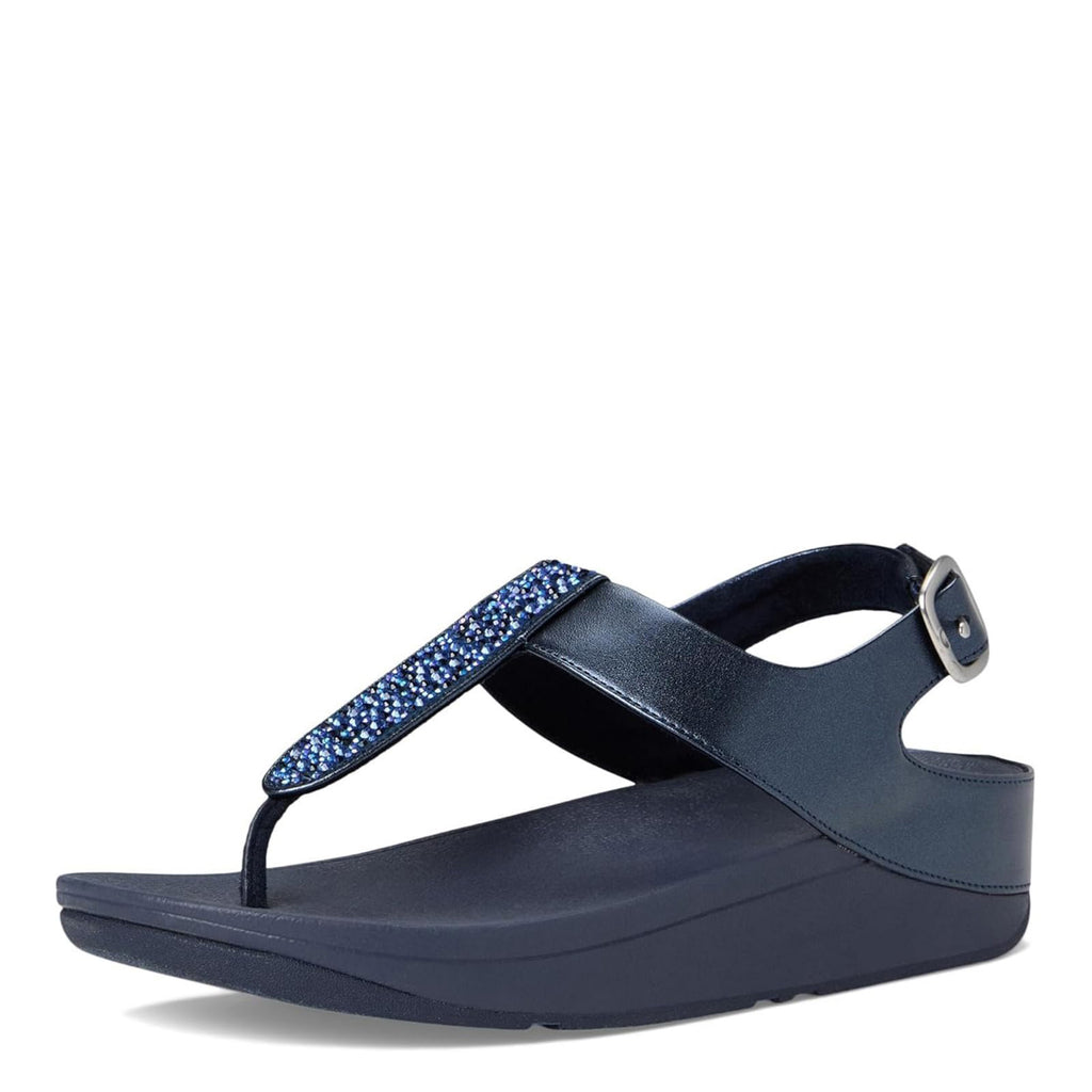 Women's FitFlop, Fino Crystal Backstrap Toe-Post Sandal