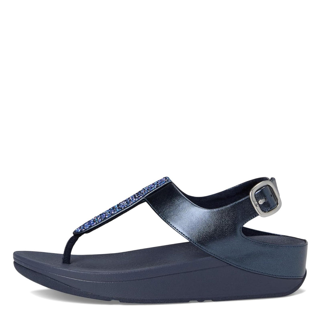 Women's FitFlop, Fino Crystal Backstrap Toe-Post Sandal