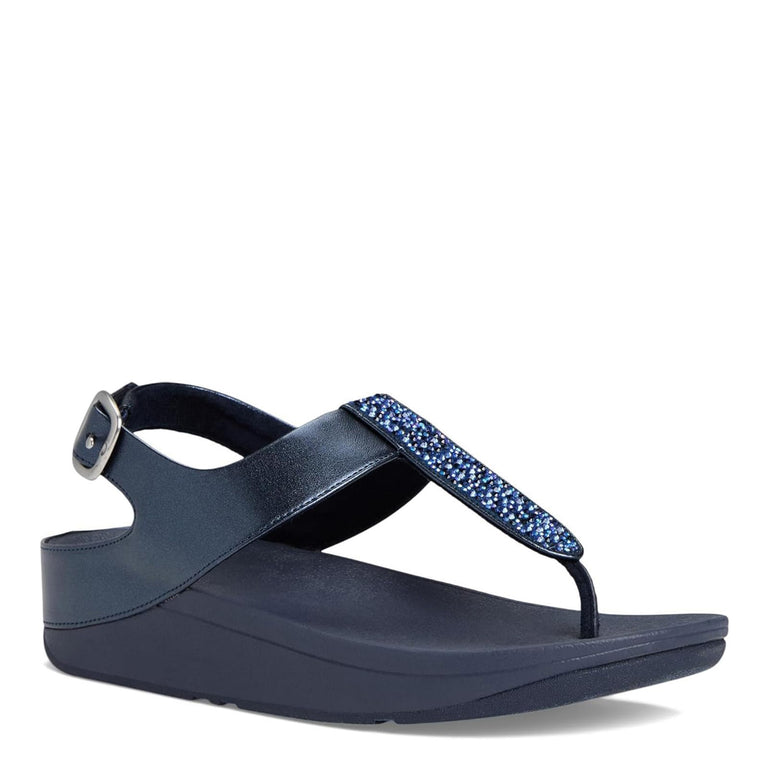 Women's FitFlop, Fino Crystal Backstrap Toe-Post Sandal
