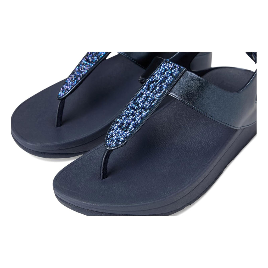 Women's FitFlop, Fino Crystal Backstrap Toe-Post Sandal