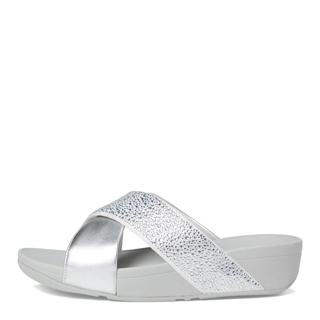 Women's FitFlop, Lulu Crystal Mix Slide Sandal
