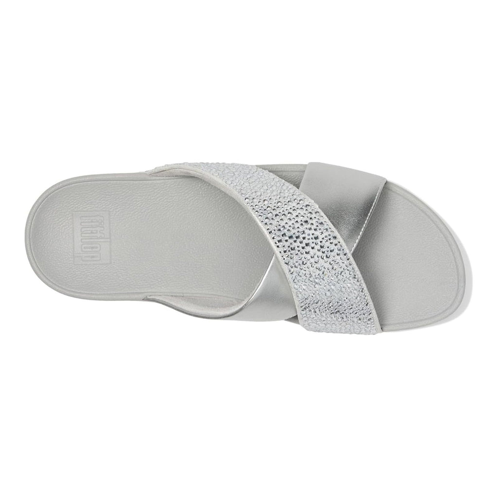 Women's FitFlop, Lulu Crystal Mix Slide Sandal