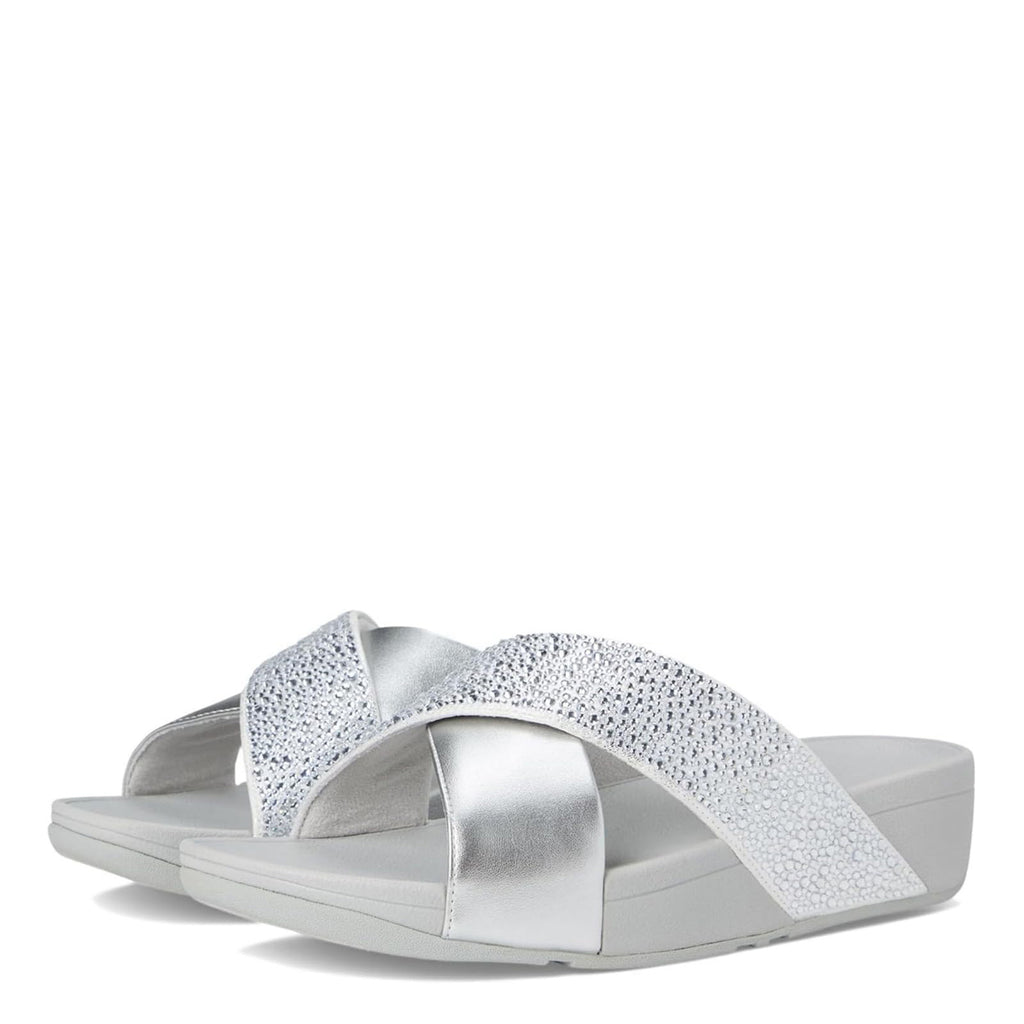 Women's FitFlop, Lulu Crystal Mix Slide Sandal