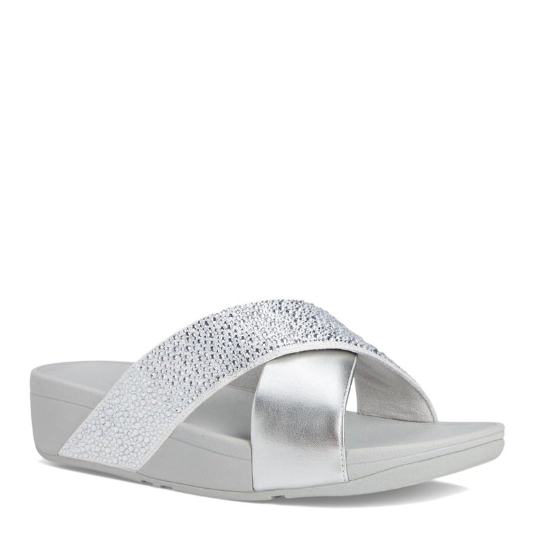 Women's FitFlop, Lulu Crystal Mix Slide Sandal