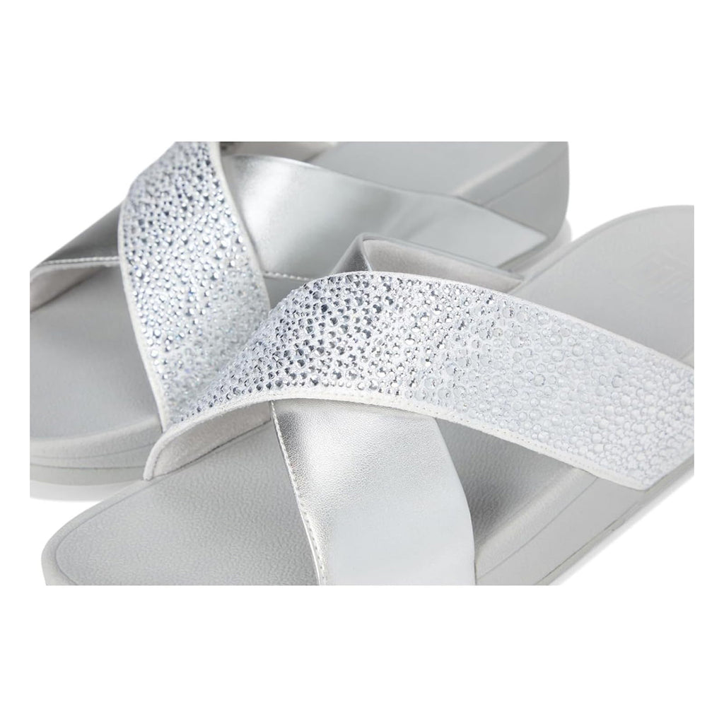 Women's FitFlop, Lulu Crystal Mix Slide Sandal