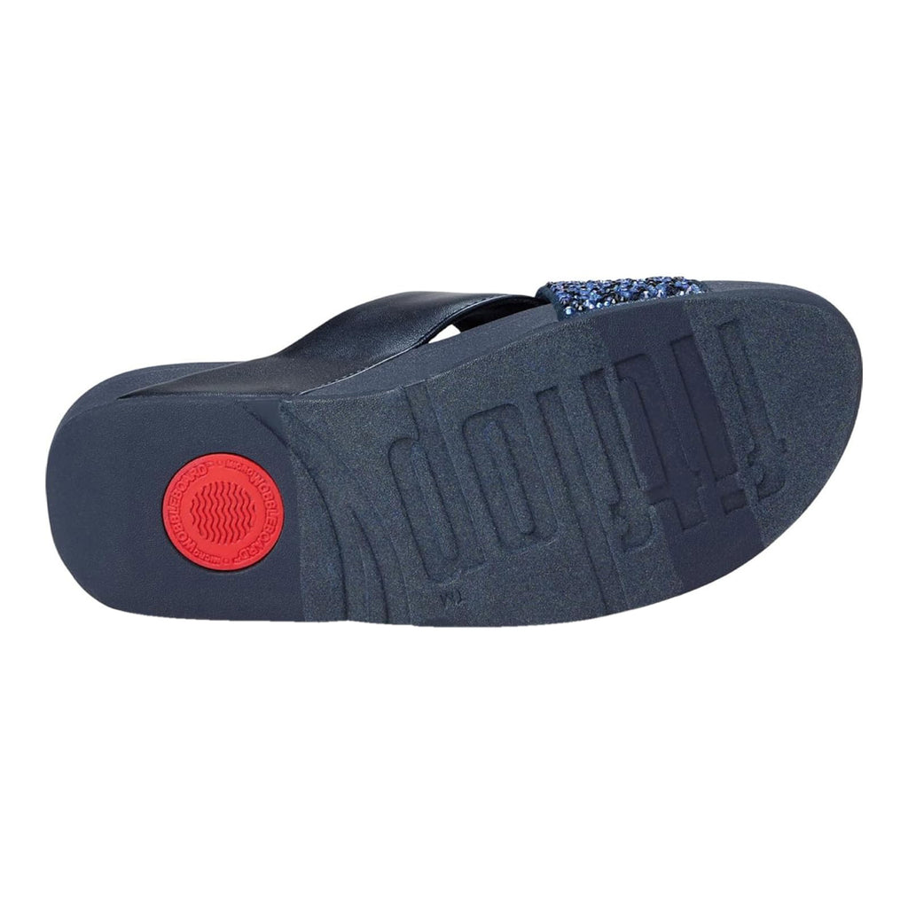 Women's FitFlop, Lulu Crystal Mix Slide Sandal