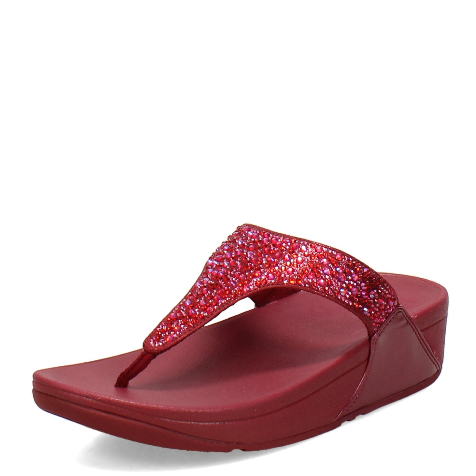 Women's FitFlop, Lulu Crystal Mix Toe Post Sandal ‐ Peltz Shoes