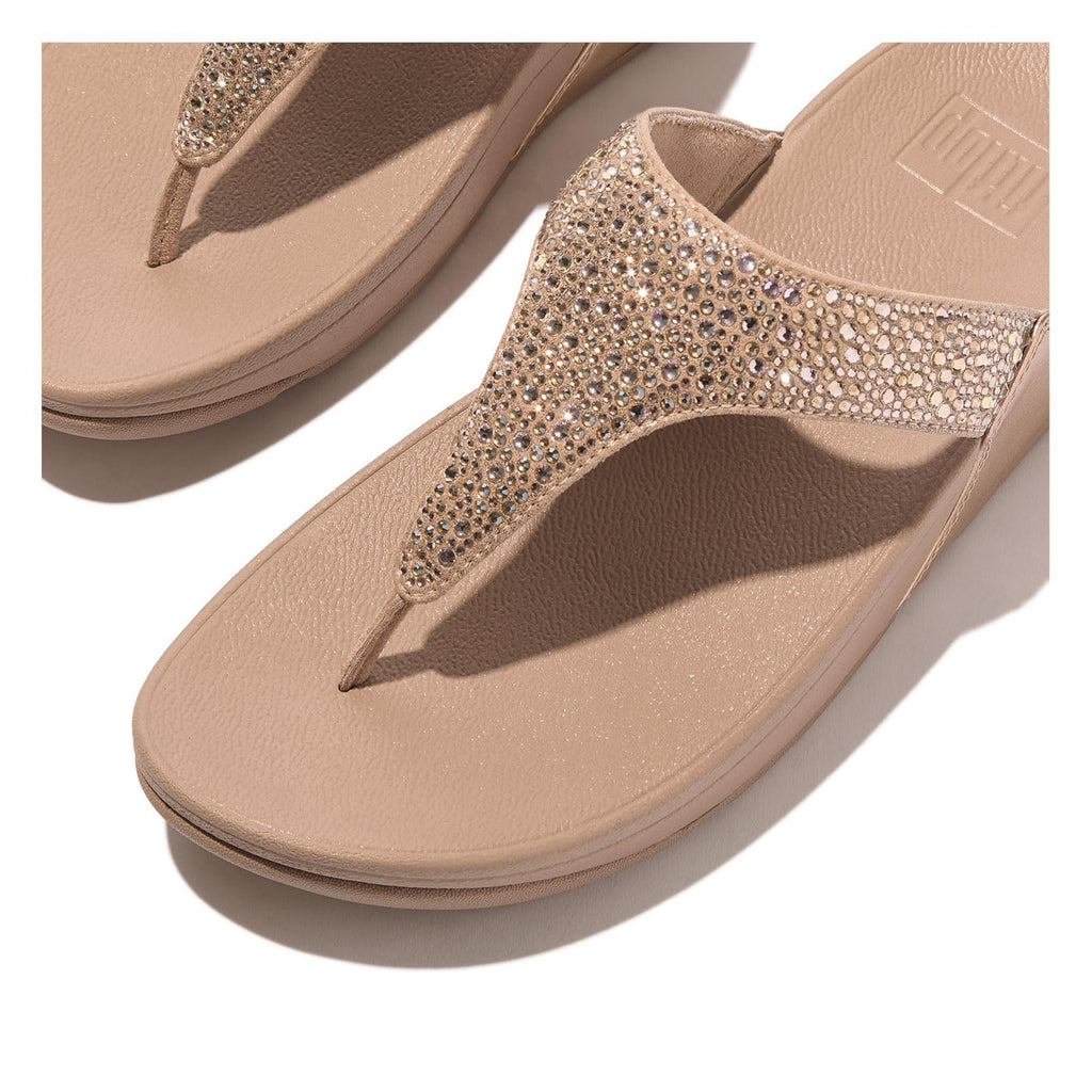 Women's FitFlop, Lulu Crystal Mix Toe Post Sandal