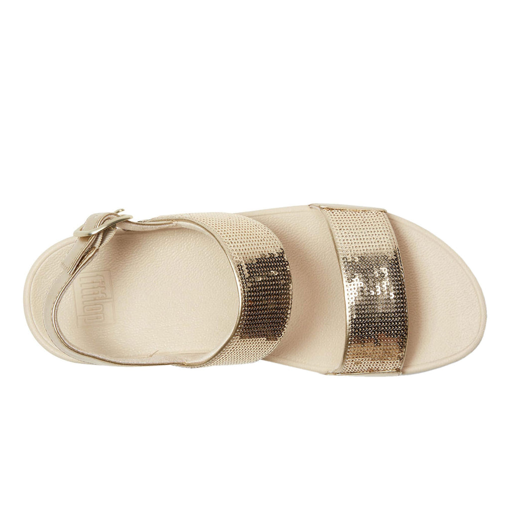 Women's FitFlop, Lulu Sequin Slide Backstrap Sandal