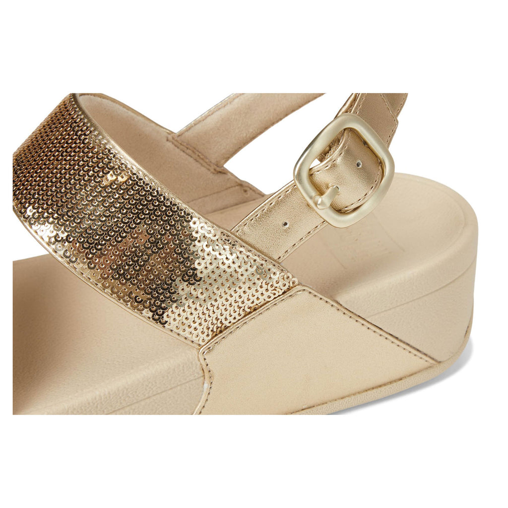 Women's FitFlop, Lulu Sequin Slide Backstrap Sandal