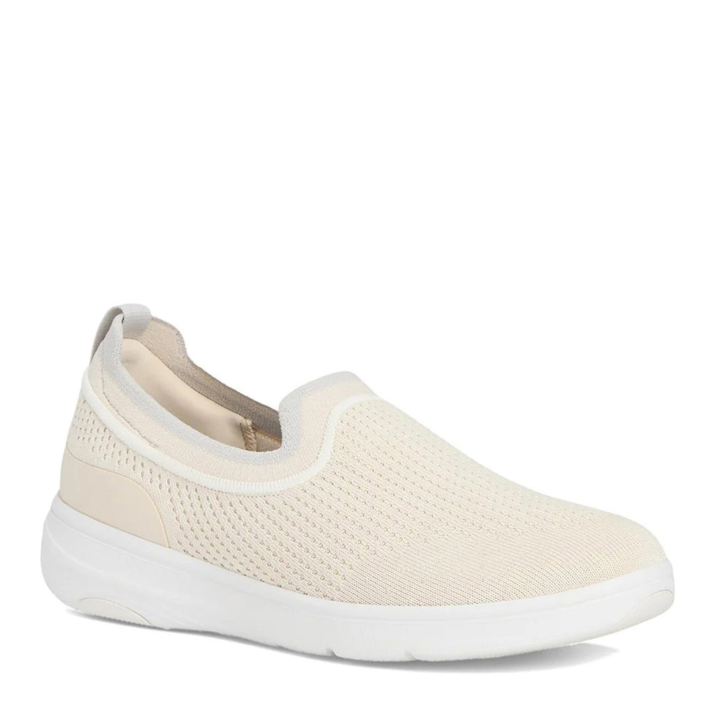 Women's FitFlop SUPER-Q Knit Slip-On Sneaker BEIGE JM2-A99