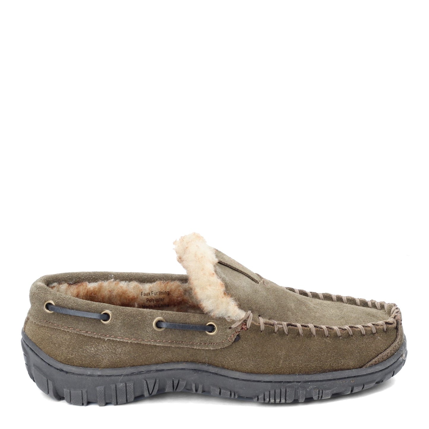 Peltz Shoes  Men's Clarks Venetian Moccasin Slipper SAGE GREEN JMH0674