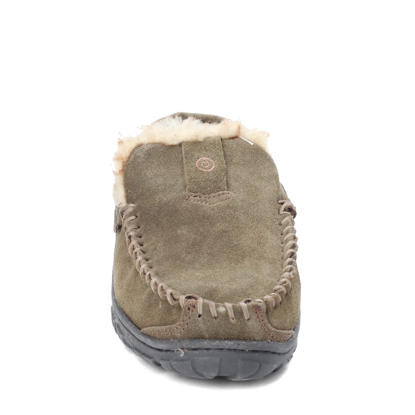 Peltz Shoes  Men's Clarks Venetian Moccasin Slipper SAGE GREEN JMH0674