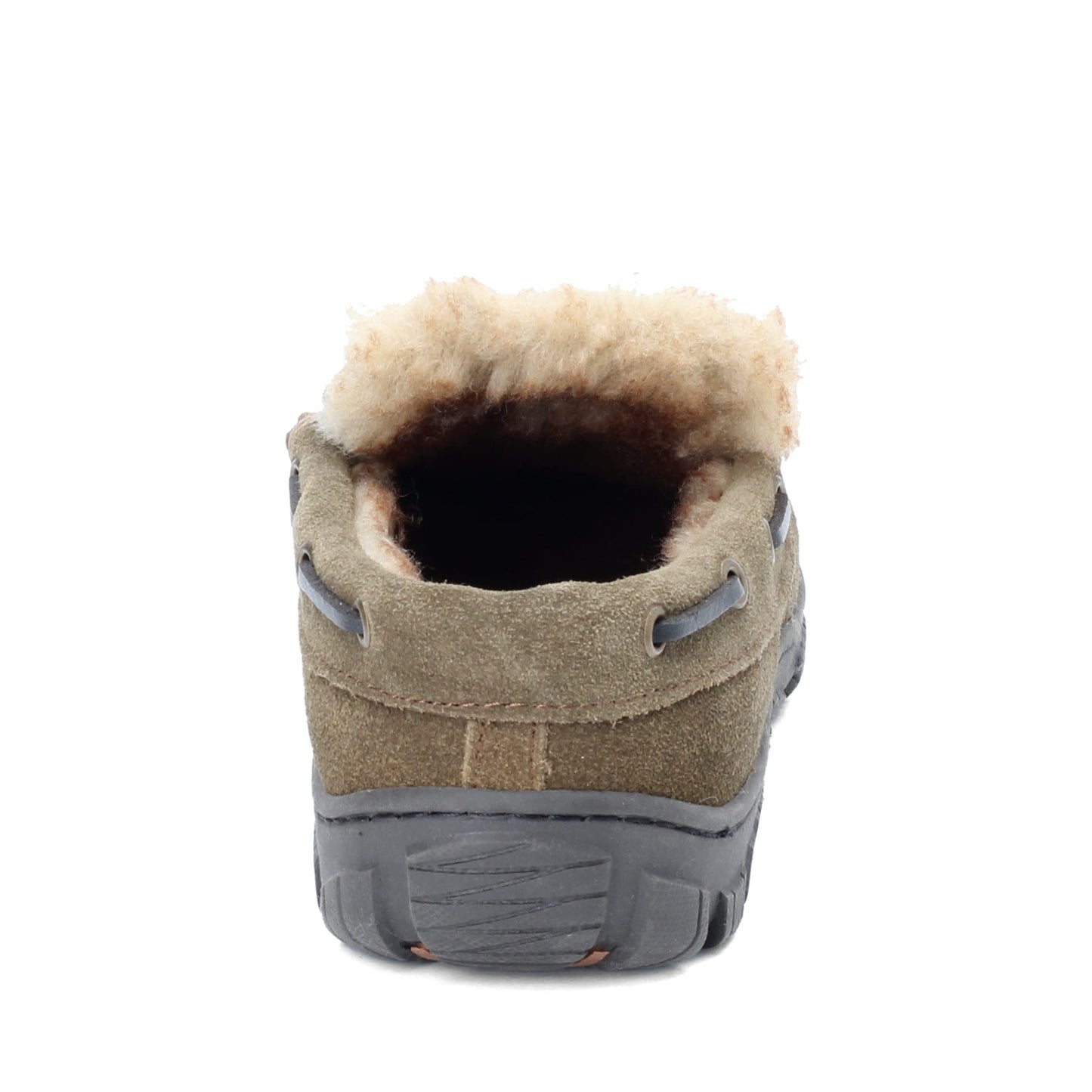 Peltz Shoes  Men's Clarks Venetian Moccasin Slipper SAGE GREEN JMH0674