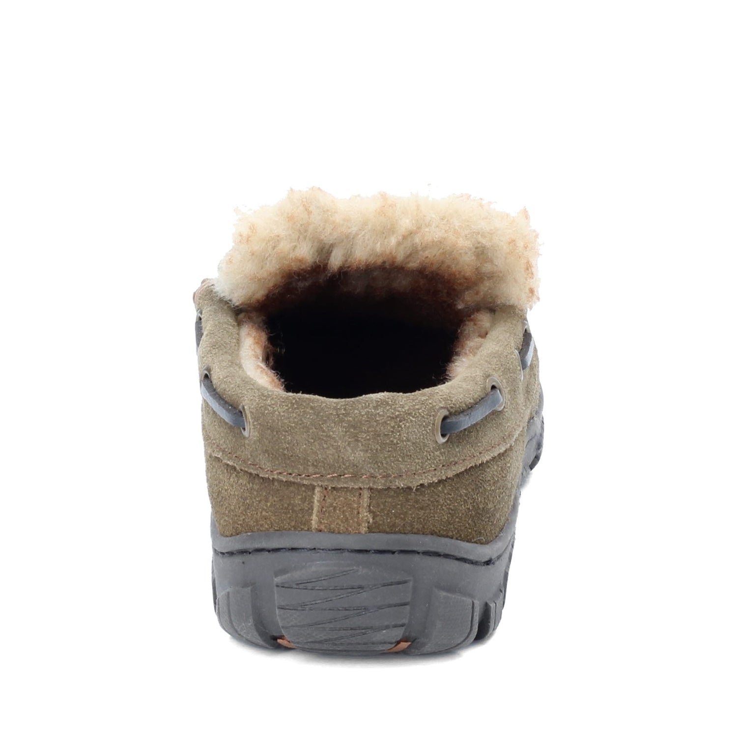 Peltz Shoes  Men's Clarks Venetian Moccasin Slipper SAGE GREEN JMH0674