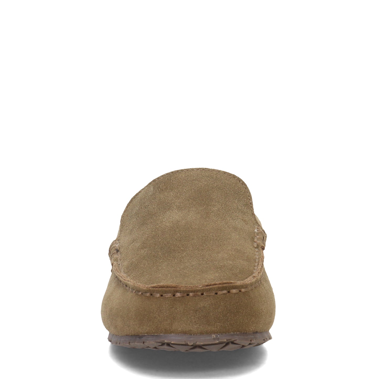 Peltz Shoes  Men's Clarks Plush Fur Venetian Slipper SAGE GREEN JMH1638-1429