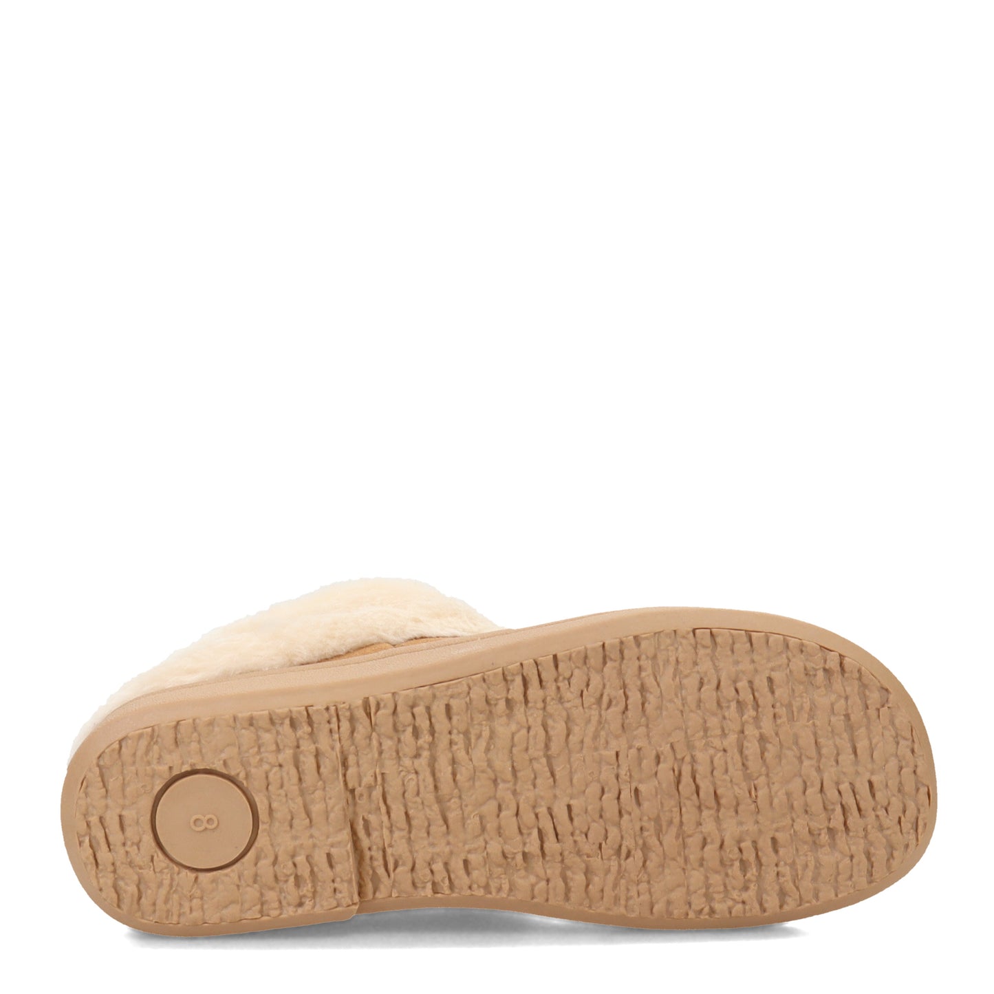 Peltz Shoes  Women's Clarks Faux Fur Lined Slipper Clog CINNAMON JMS0679-CINN