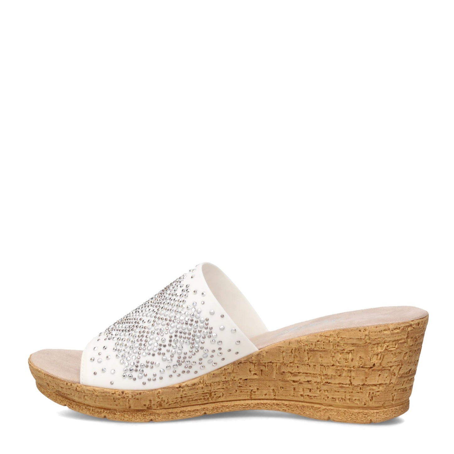 Peltz Shoes  Women's Onex Joline Sandal WHITE JOLINE-WHITE