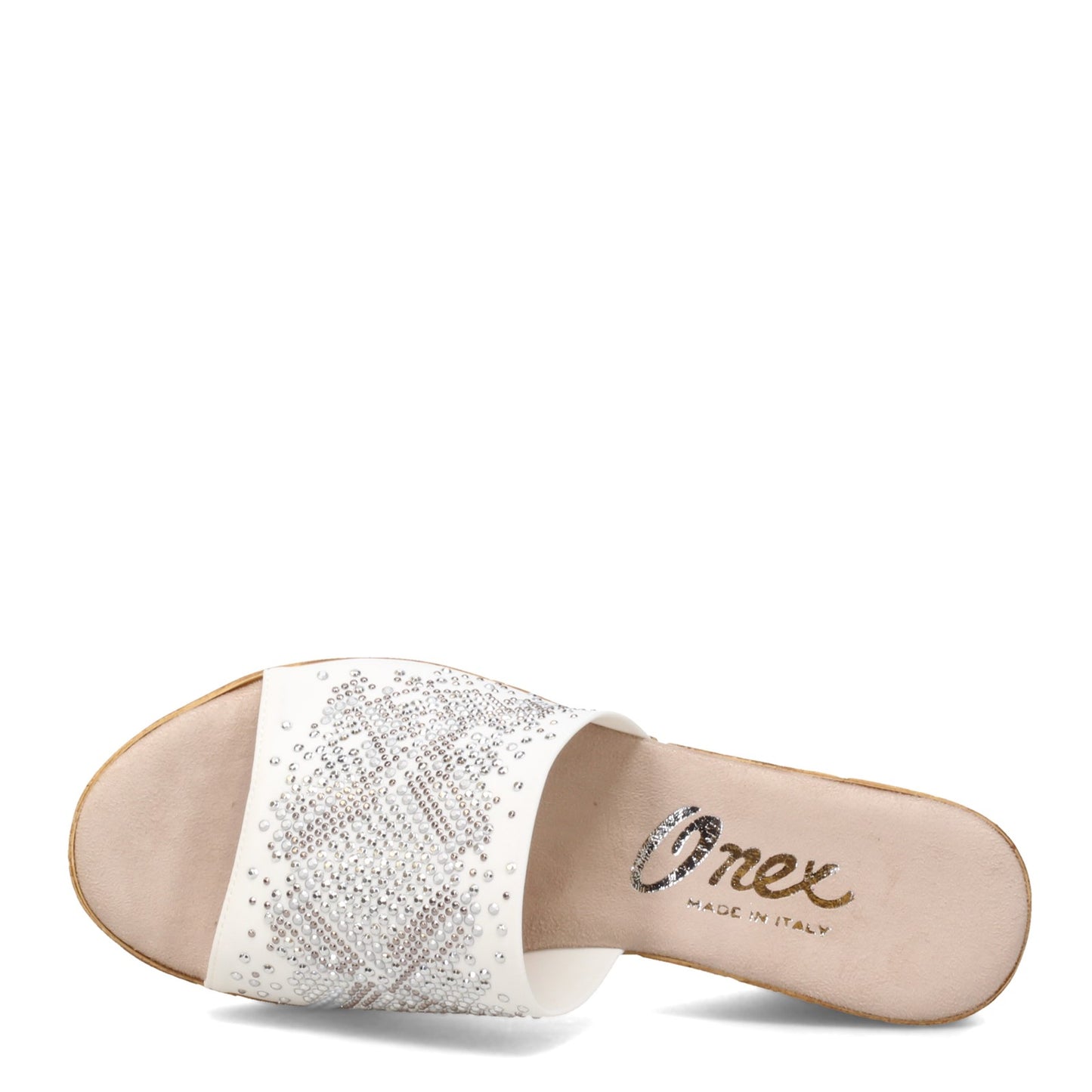 Peltz Shoes  Women's Onex Joline Sandal WHITE JOLINE-WHITE