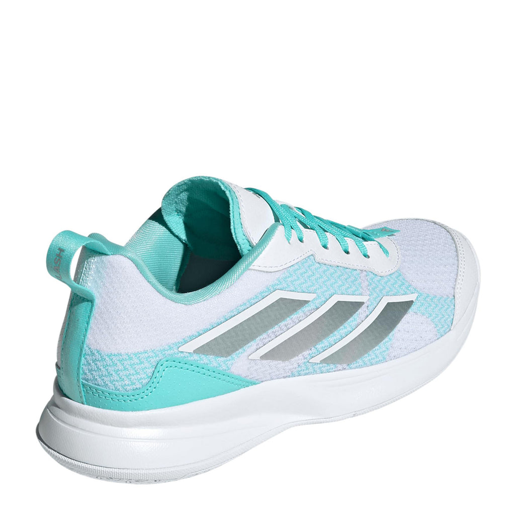 Women's Adidas Avaflash Tennis Shoe WHITE/SILVER/AQUA JP9742