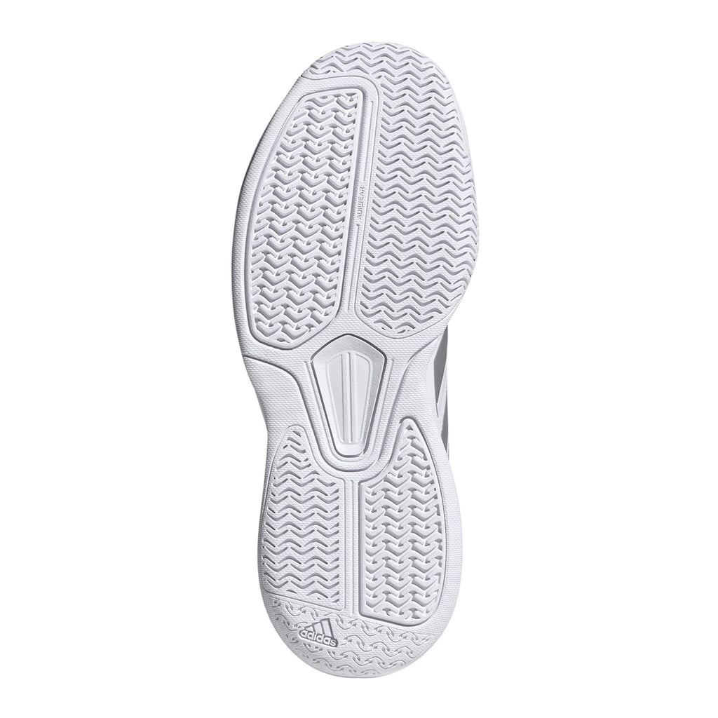 Women's Adidas Avaflash Tennis Shoe WHITE/SILVER/AQUA JP9742