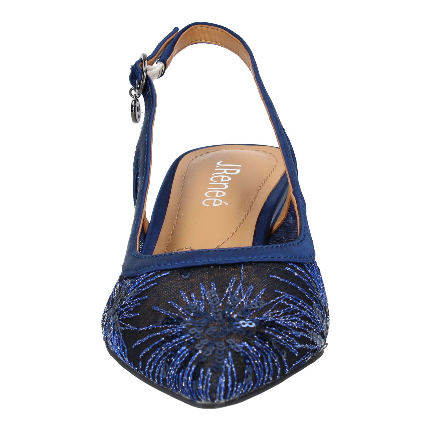 Peltz Shoes  Women's J Renee Juliah Pump Navy JULIAH-FANVY