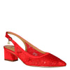 Peltz Shoes  Women's J Renee Juliah Pump Red Bean JULIAH-FARED