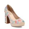 Peltz Shoes  Women's L'Artiste By Spring Step Julianna Pump Bone Multi JULIANNA-BNEM