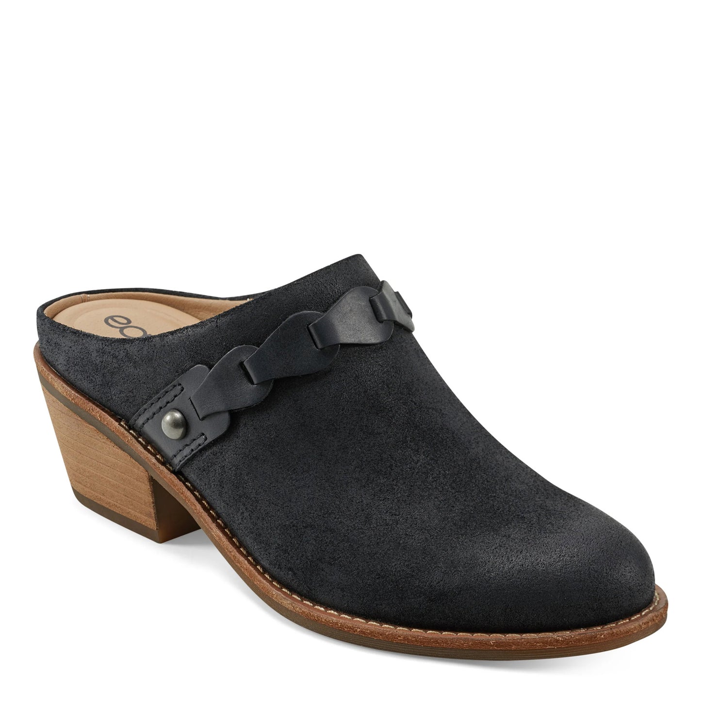 Peltz Shoes  Women's Earth Juliet Clog BLACK JULIET-BLK01