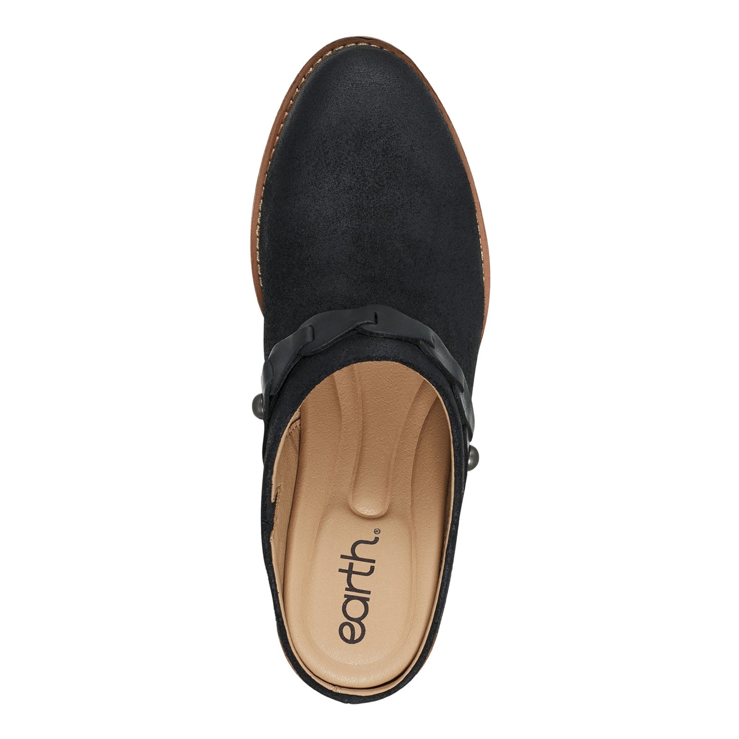 Peltz Shoes  Women's Earth Juliet Clog BLACK JULIET-BLK01