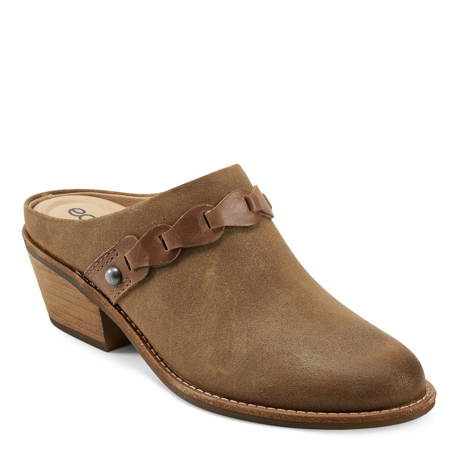 Peltz Shoes  Women's Earth Juliet Clog NATURAL JULIET-DNA01