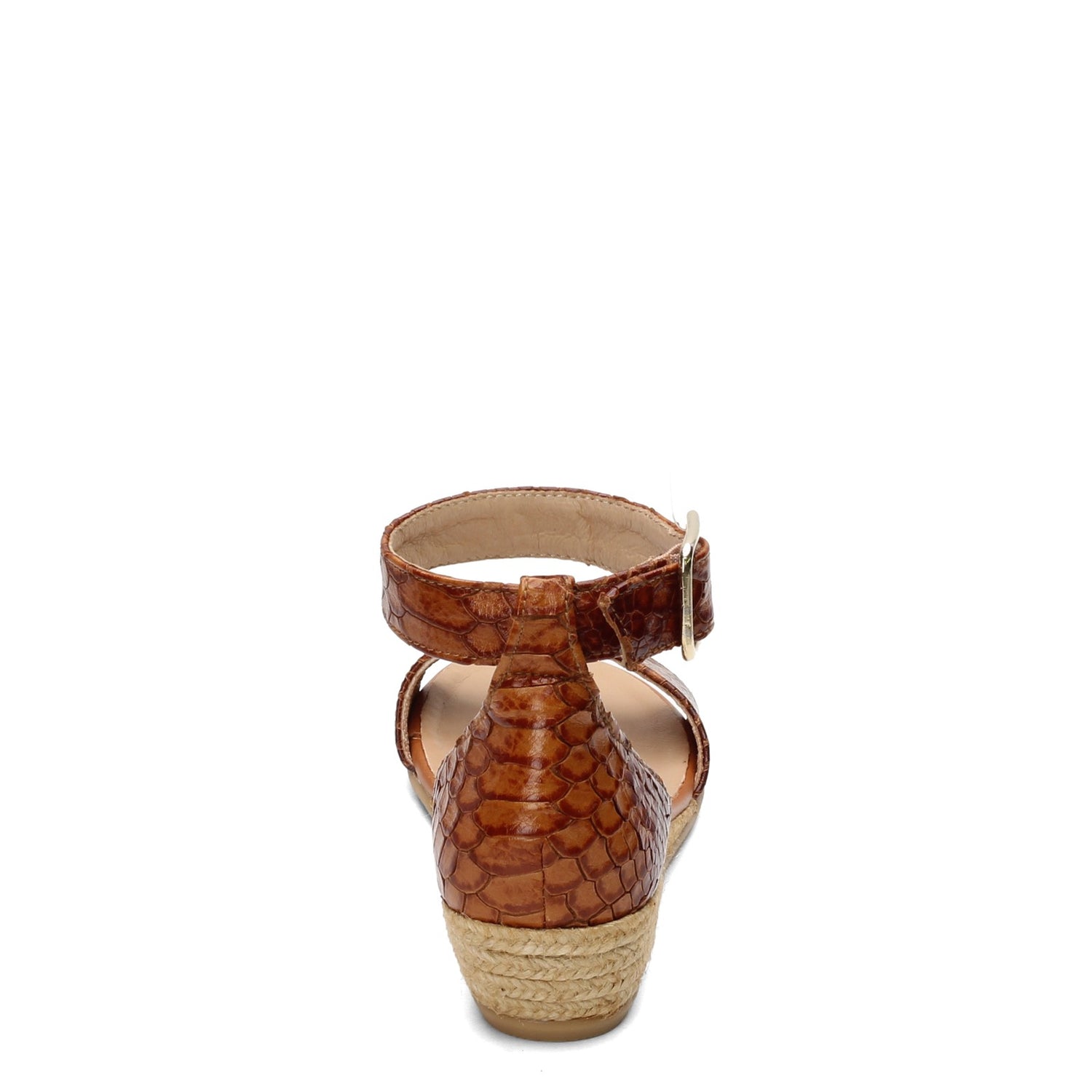 Peltz Shoes  Women's Eric Michael Julia Sandal TAN CROC JULIA-TAN CROC