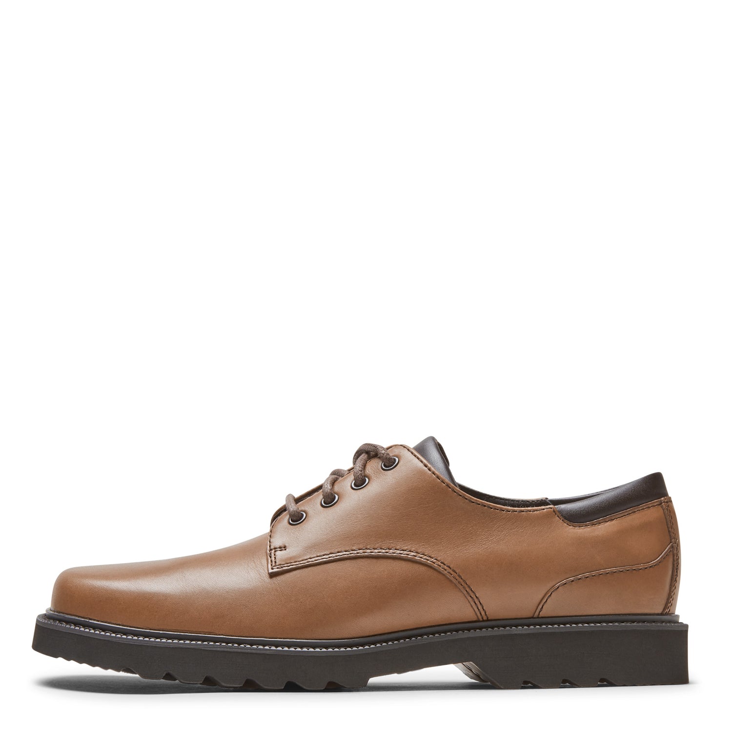 Peltz Shoes  Men's Rockport Northfield waterproof Oxfords BROWN K70012