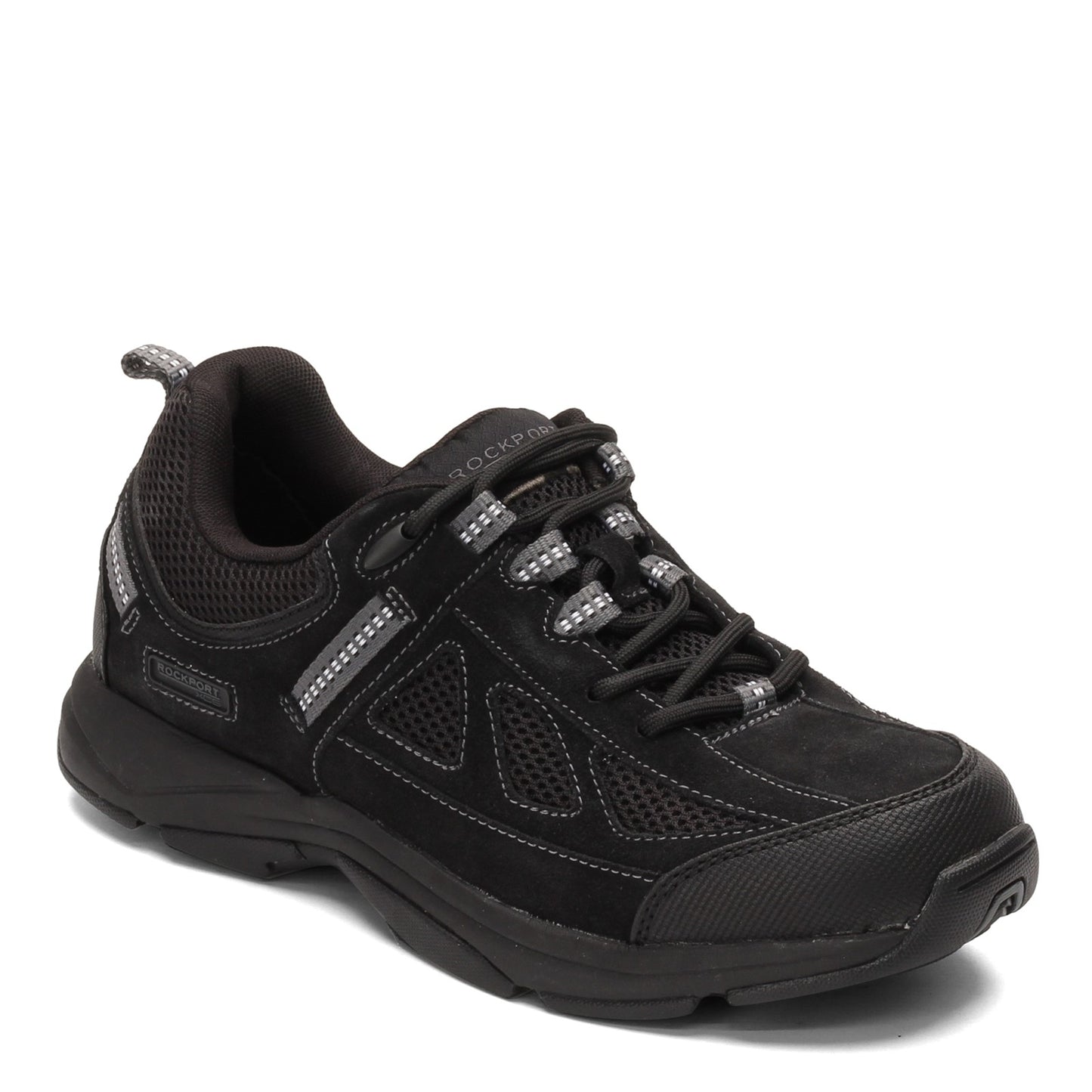 Peltz Shoes  Men's Rockport Rock Cove Walking Shoe BLACK K71553