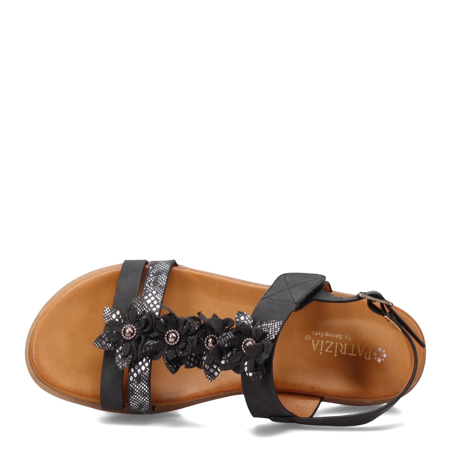 Peltz Shoes  Women's Patrizia Kalliphaeia Sandal Black Multi KALLIPHAEIA-BM