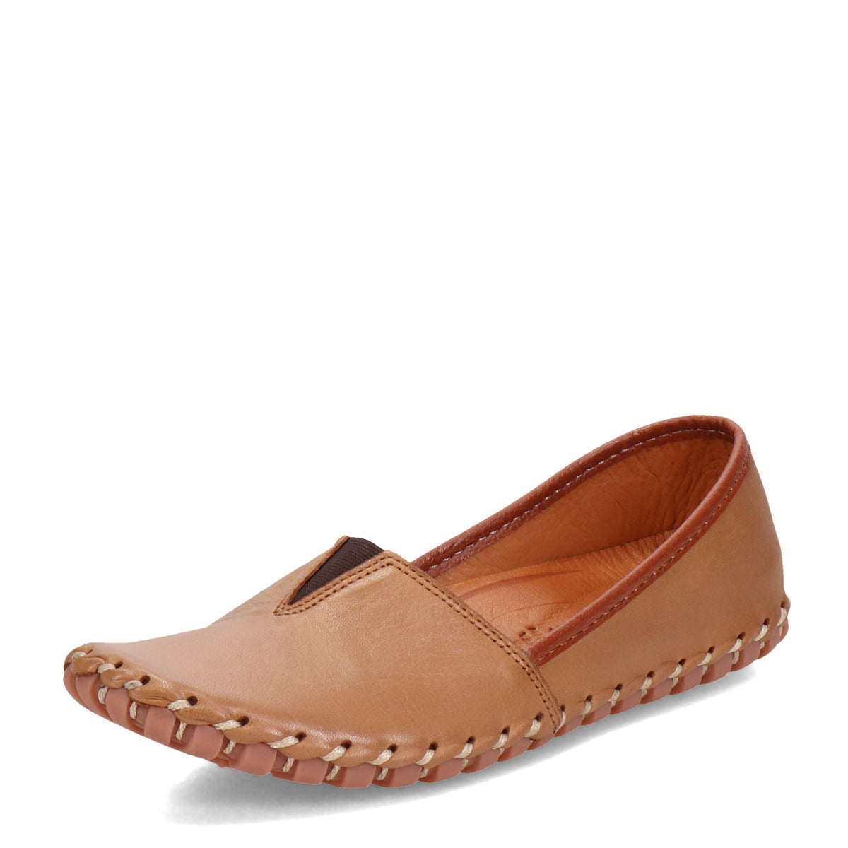Spring Step Olive and Tan Casual Leather Slip-On Sneaker Women main image 4