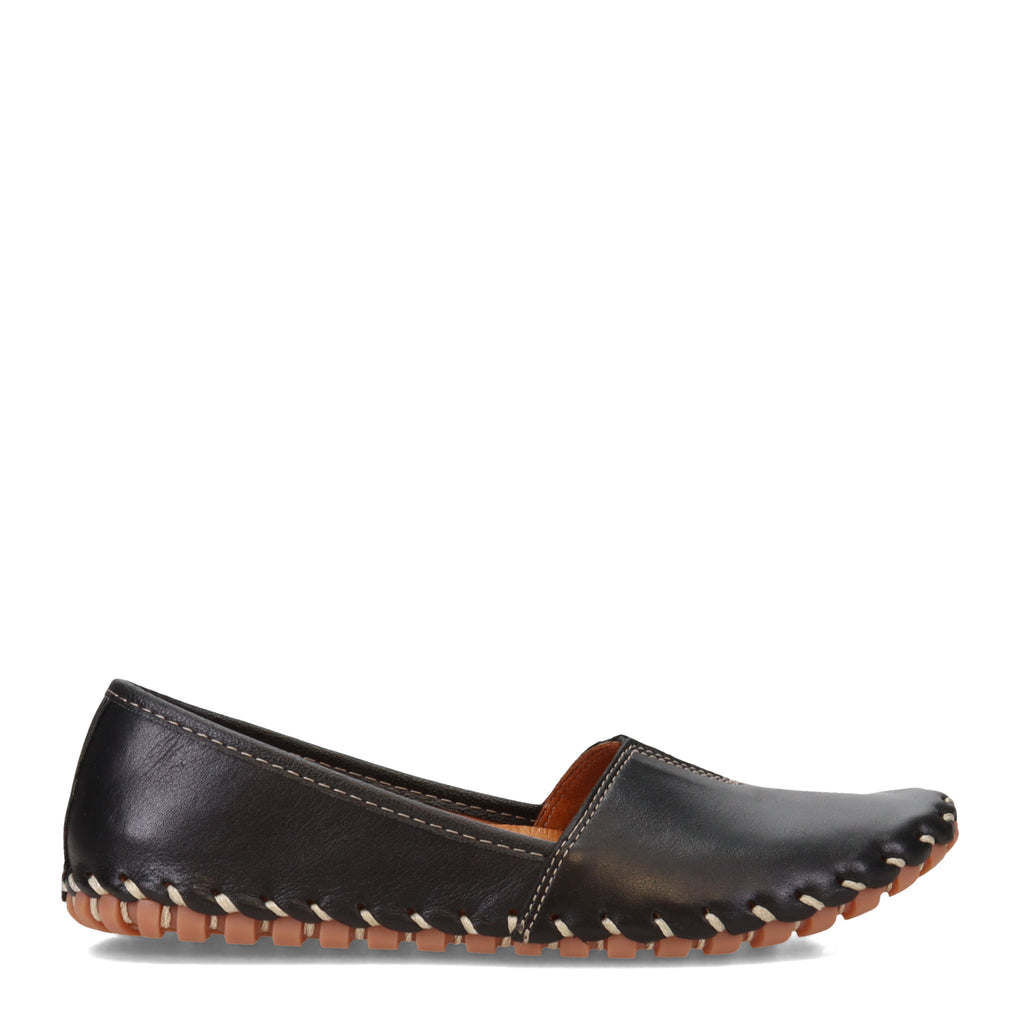 Women's Spring Step Kathaleta Slip-On BLACK LEATHER KATHALETA-B