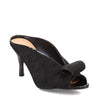 Peltz Shoes  Women's J Renee Kavalya Sandal Black Satin KAVALY-SABLK