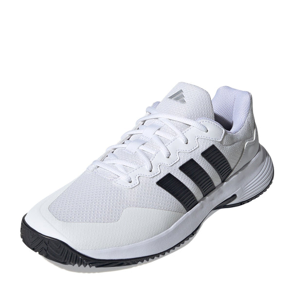 adidas Gamecourt 2 Tennis Shoes - Men's - Cloud White / Silver