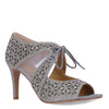 Peltz Shoes  Women's J Renee Kiandra Pump Pewter Glitter KIANDR-GFPEW