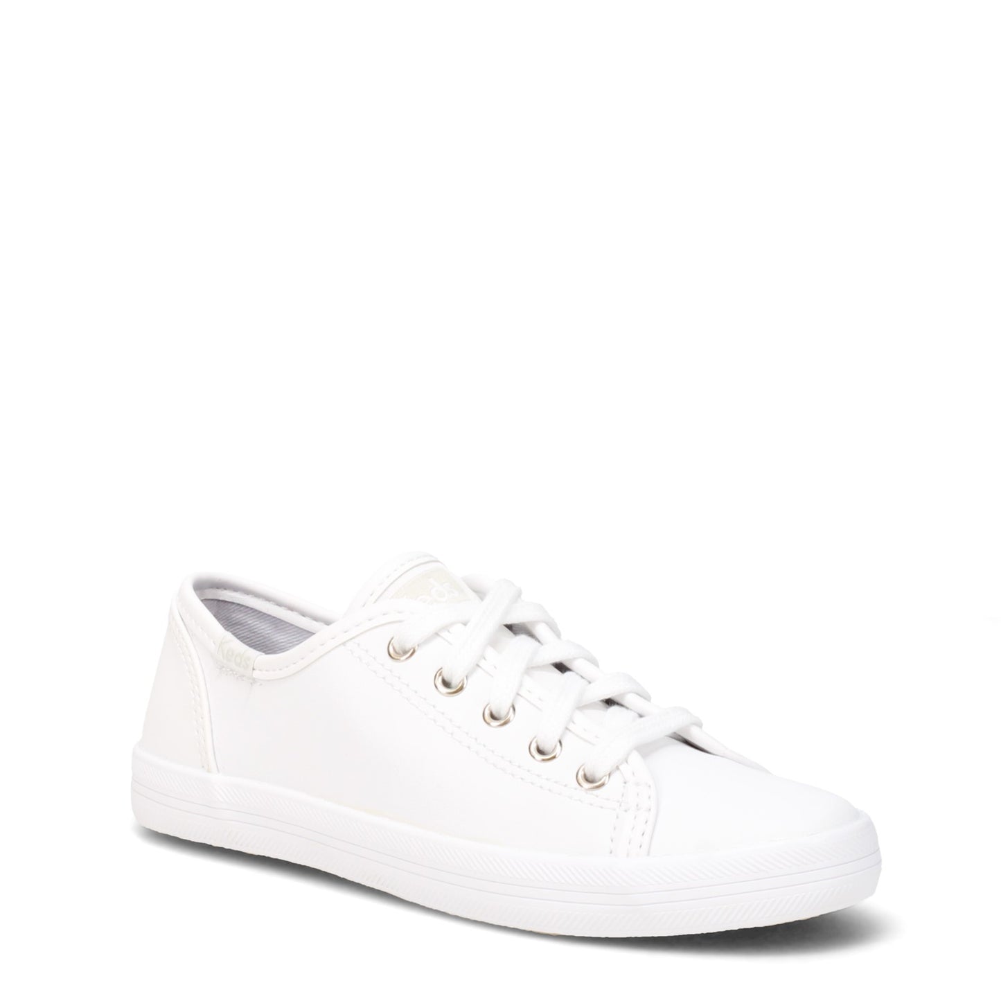 Peltz Shoes  Girl's Keds Kickstart Sneaker - Little Kid & Big Kid WHITE LEATHER KK160537