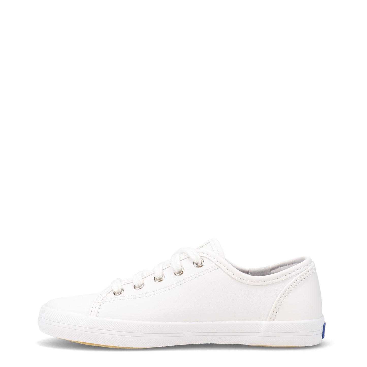 Peltz Shoes  Girl's Keds Kickstart Sneaker - Little Kid & Big Kid WHITE LEATHER KK160537