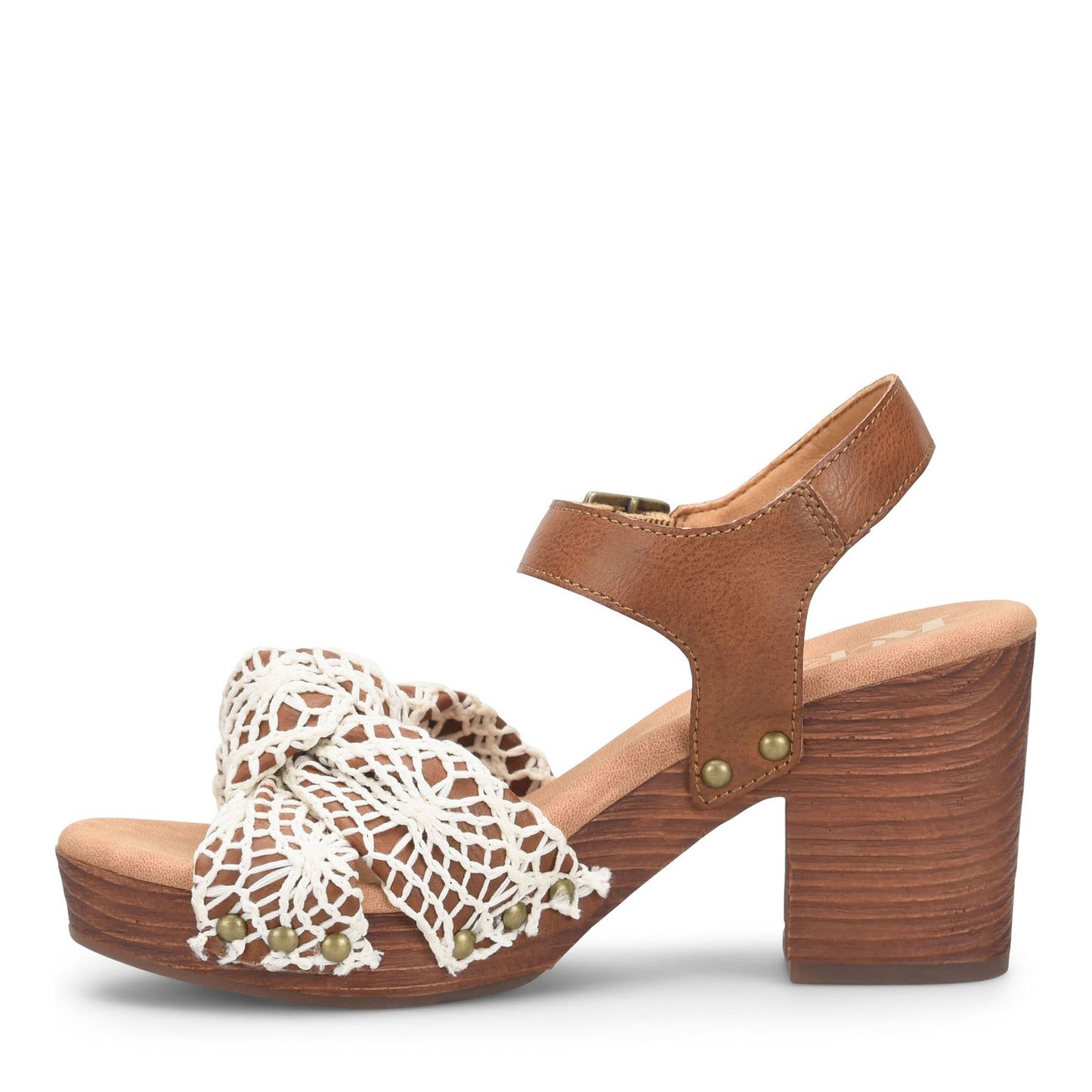 Peltz Shoes  Women's KORKS Natalia Sandal Tan Natural KR0010537