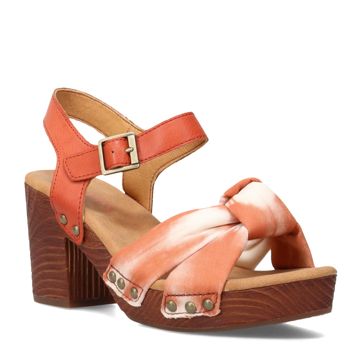 Peltz Shoes  Women's KORKS Natalia Sandal Red KR0010584