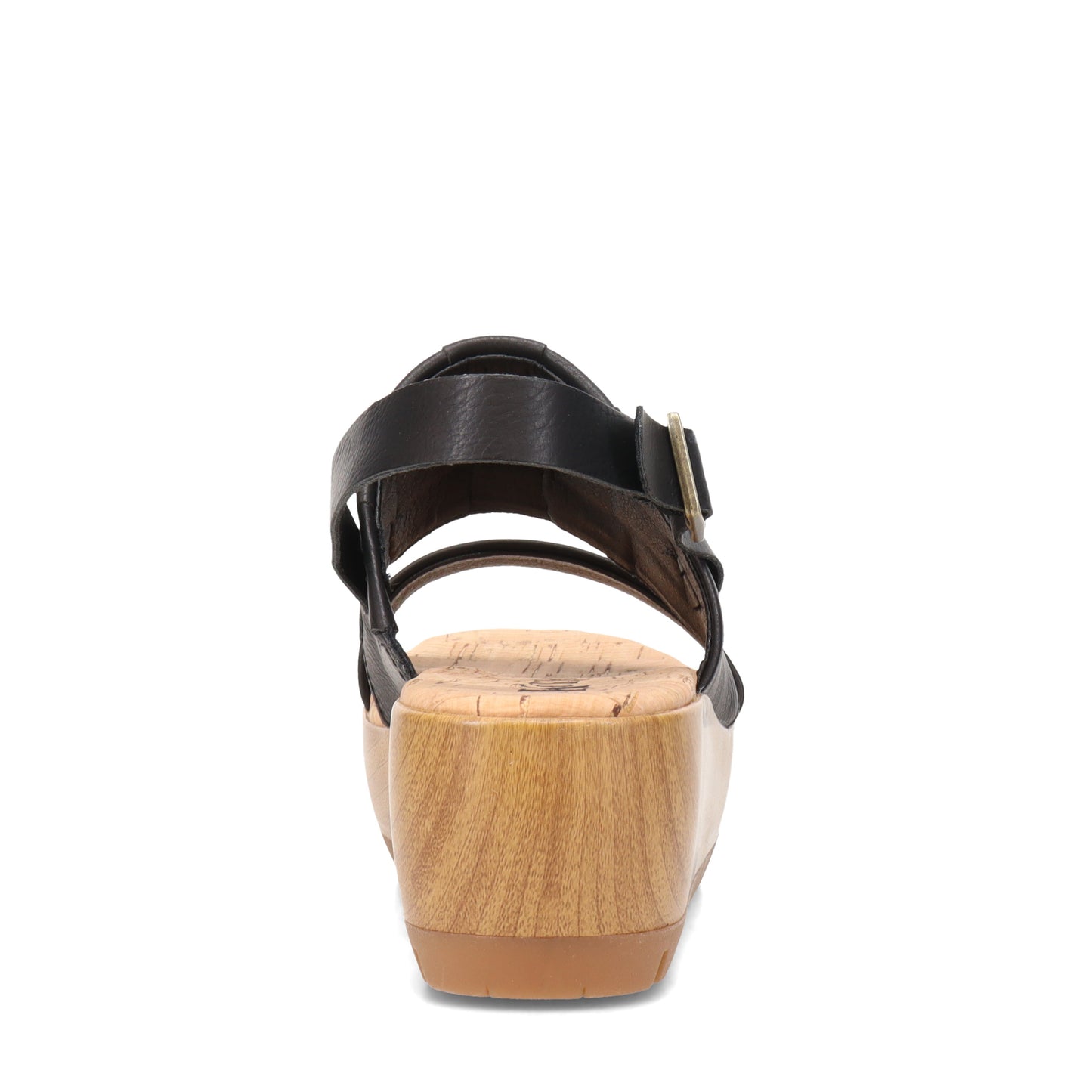 Peltz Shoes  Women's KORKS Fraya Sandal Black KR0011109