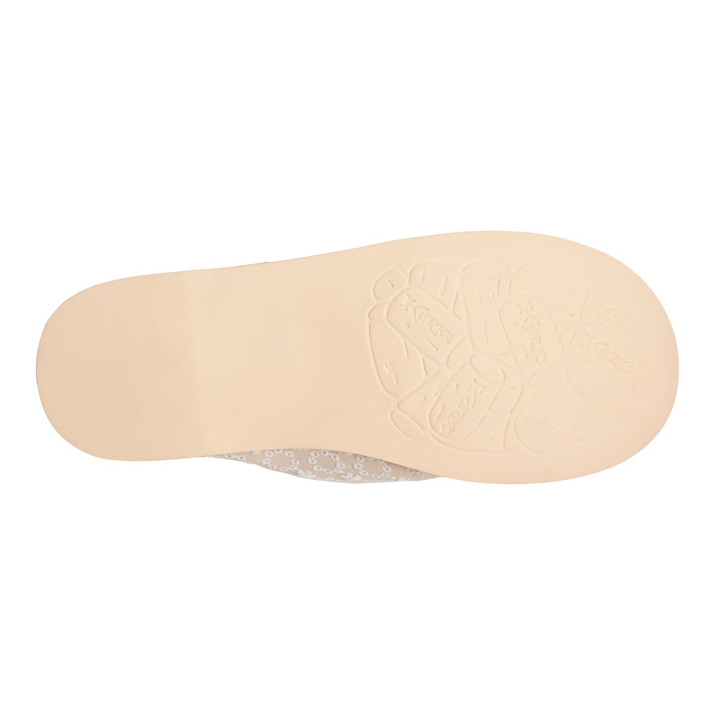 Peltz Shoes  Women's KORKS Poppy Sandal Cream KR0012579
